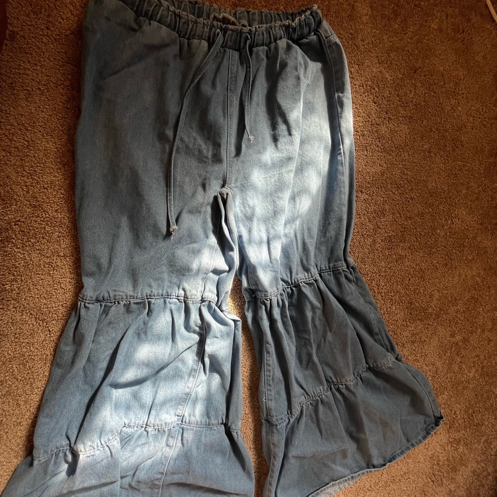 SHEIN Light Blue Denim Jeans